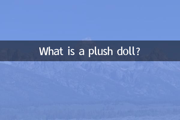 봉제 인형이란 무엇입니까?