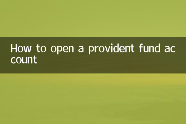 Cómo abrir una cuenta de fondo de previsión