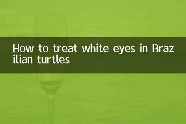 巴西龟白眼怎么治疗
