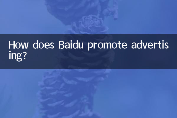 How does Baidu promote advertising?