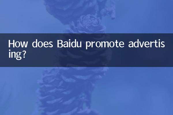 How does Baidu promote advertising?