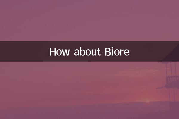 Che ne dici di Biore?