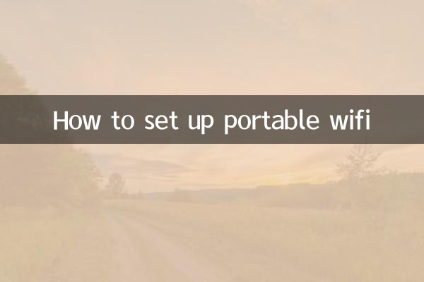 Cómo configurar wifi portátil