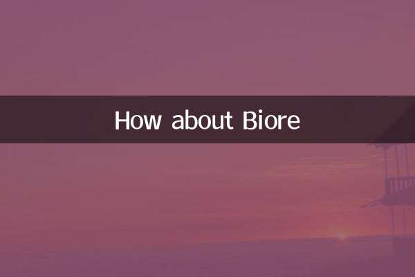 Che ne dici di Biore?