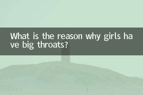 What is the reason why girls have big throats?