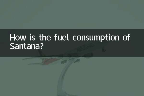 Como está o consumo de combustível do Santana?
