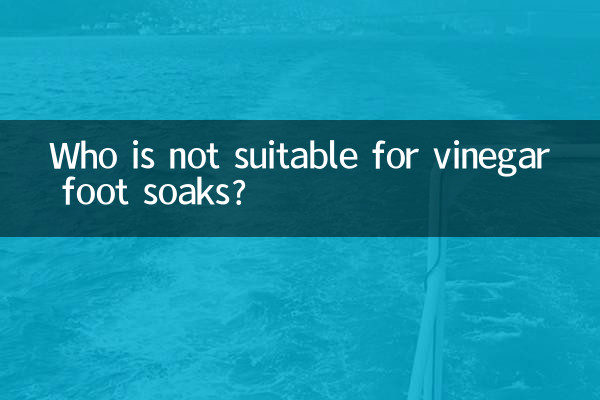 چه کسانی برای خیساندن پا با سرکه مناسب نیستند؟