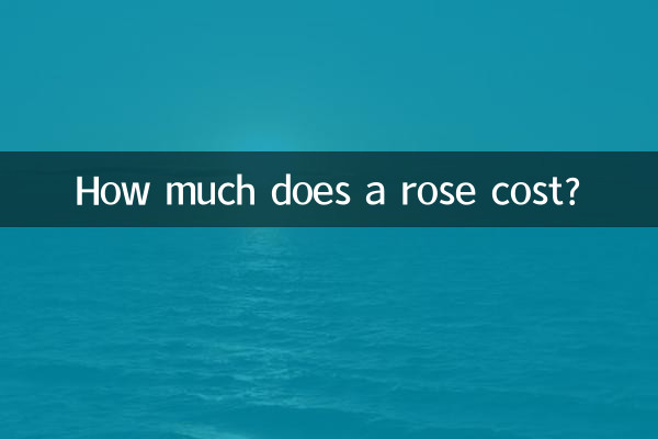 How much does a rose cost?