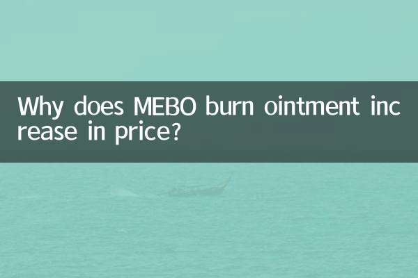 Perché l'unguento bruciante MEBO aumenta di prezzo?