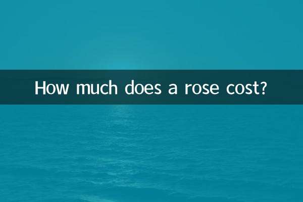 How much does a rose cost?