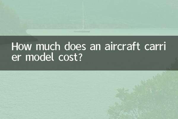 How much does an aircraft carrier model cost?