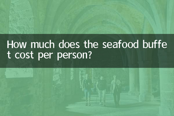 How much does the seafood buffet cost per person?