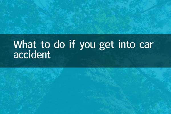 What to do if you get into car accident