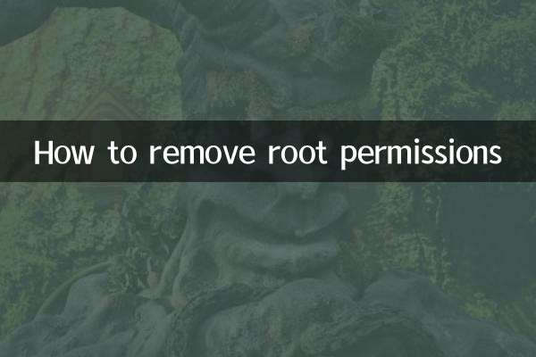 Como remover permissões de root