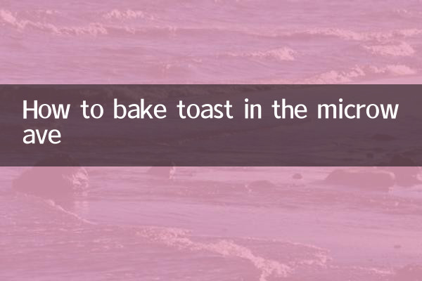 Como fazer torradas no microondas