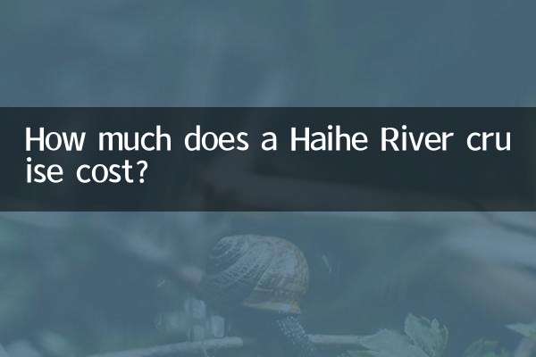 একটি Haihe নদী ক্রুজ খরচ কত?