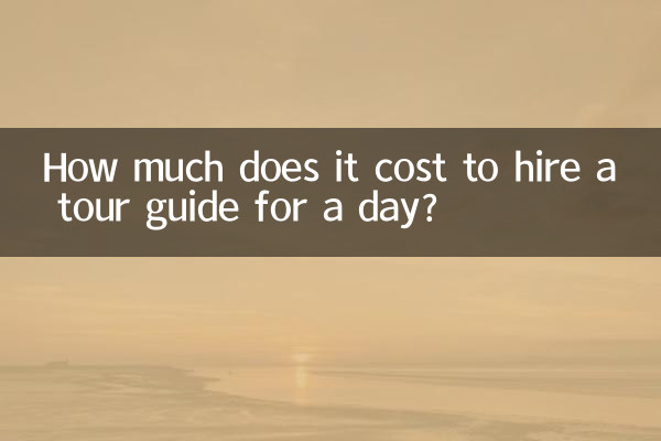 एक दिन के लिए टूर गाइड किराये पर लेने में कितना खर्च आता है?