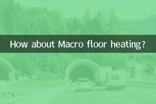 Que tal o aquecimento de piso Macro?