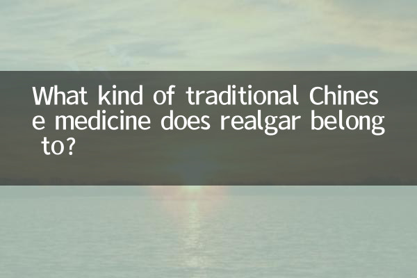 Zu welcher traditionellen chinesischen Medizin gehört Realgar?