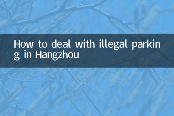 How to deal with illegal parking in Hangzhou