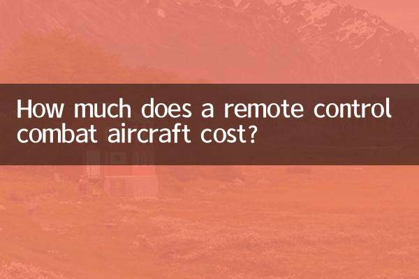 Quanto custa uma aeronave de combate com controle remoto?