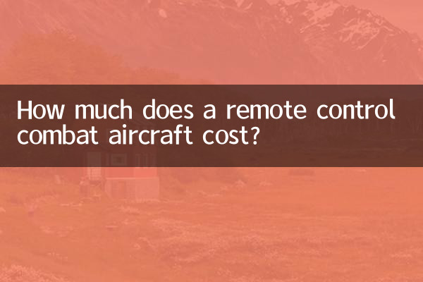 원격 조종 전투기의 가격은 얼마입니까?