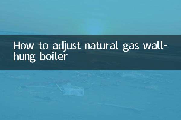 प्राकृतिक गैस वॉल-हंग बॉयलर को कैसे समायोजित करें