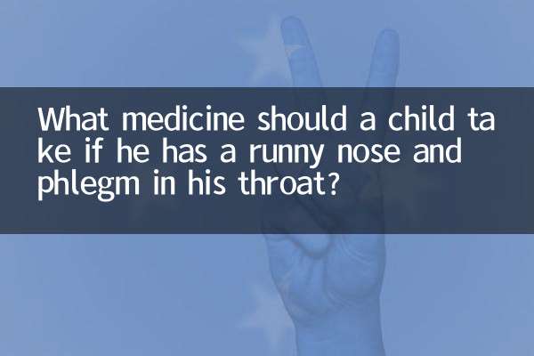 小孩流鼻涕喉嚨有痰吃什麼藥