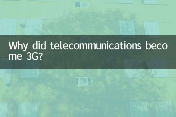 Warum wurde aus der Telekommunikation 3G?