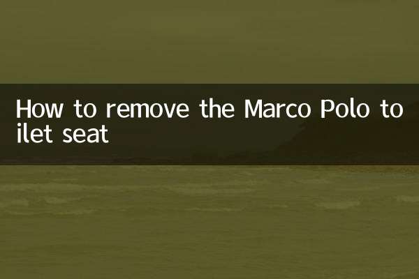Come rimuovere il sedile del WC Marco Polo