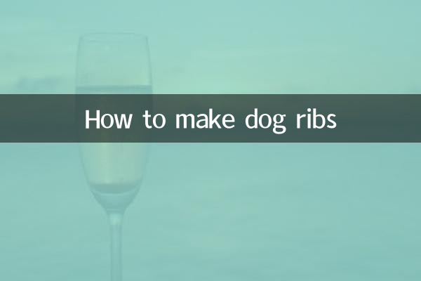 Cómo hacer costillas de perro