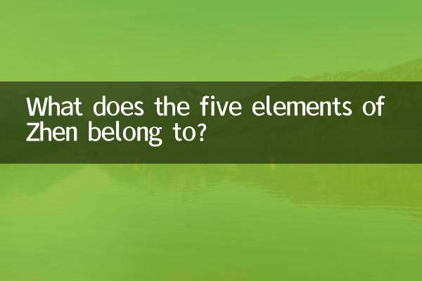 Wozu gehören die fünf Elemente von Zhen?
