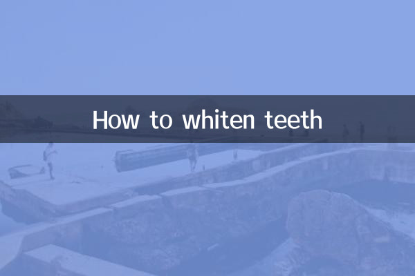 Wie man Zähne aufhellt