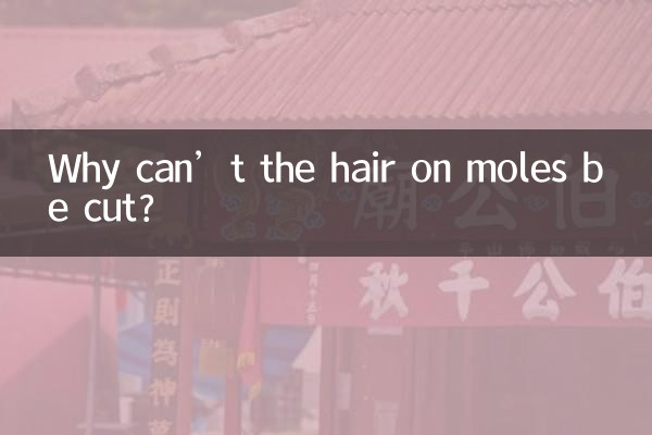 Por que o cabelo das toupeiras não pode ser cortado?