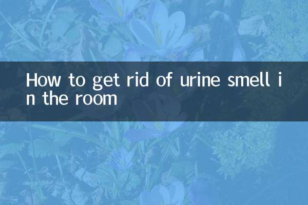 So entfernen Sie Uringeruch im Zimmer