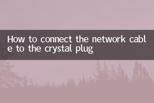 नेटवर्क केबल को क्रिस्टल प्लग से कैसे कनेक्ट करें