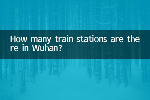 Quante stazioni ferroviarie ci sono a Wuhan?