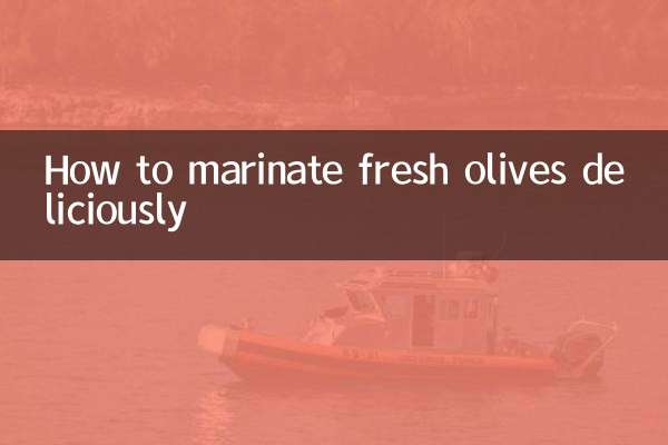 كيفية تتبيل الزيتون الطازج بشكل لذيذ