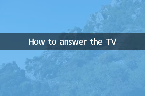 Come rispondere alla TV
