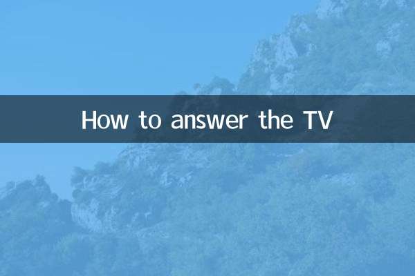 Come rispondere alla TV