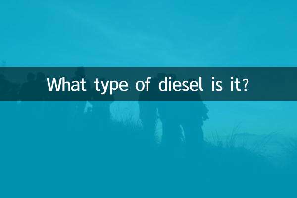 Che tipo di diesel è?