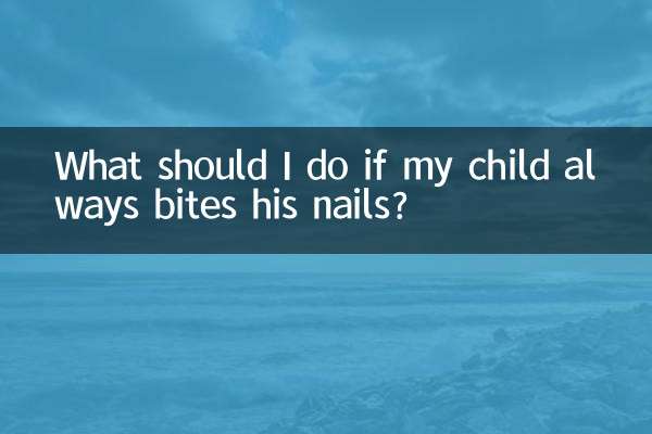 O que devo fazer se meu filho sempre roer as unhas?