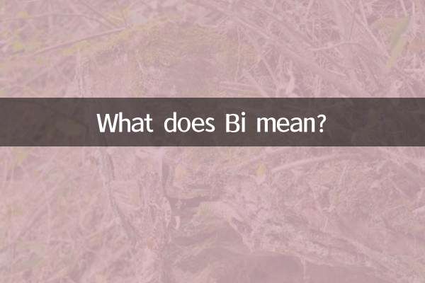 Bi মানে কি?