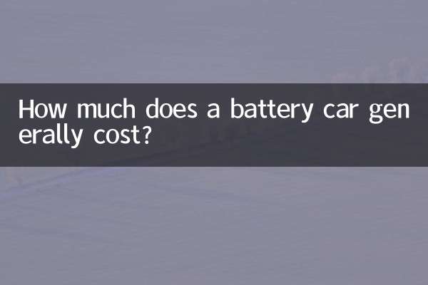 Quanto costa in genere un’auto a batteria?