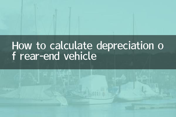 후미차량 감가상각 계산방법