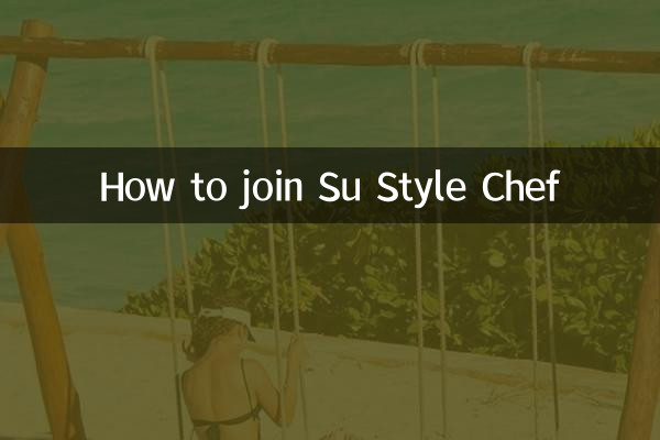 Como ingressar no Su Style Chef