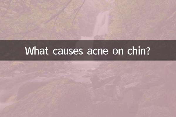 顎ニキビの原因は何でしょうか？