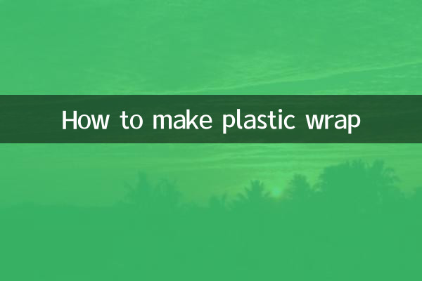 Como fazer filme plástico