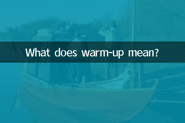 Cosa significa riscaldamento?