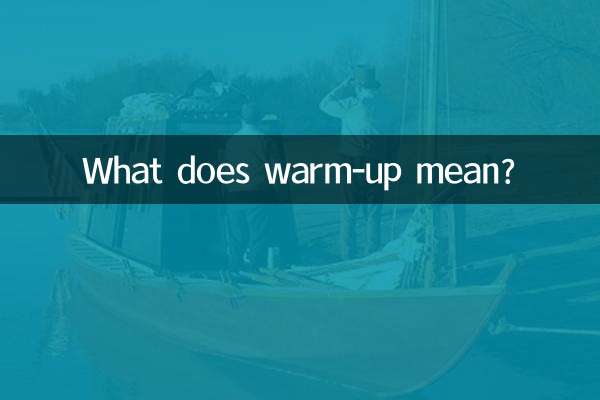 Cosa significa riscaldamento?